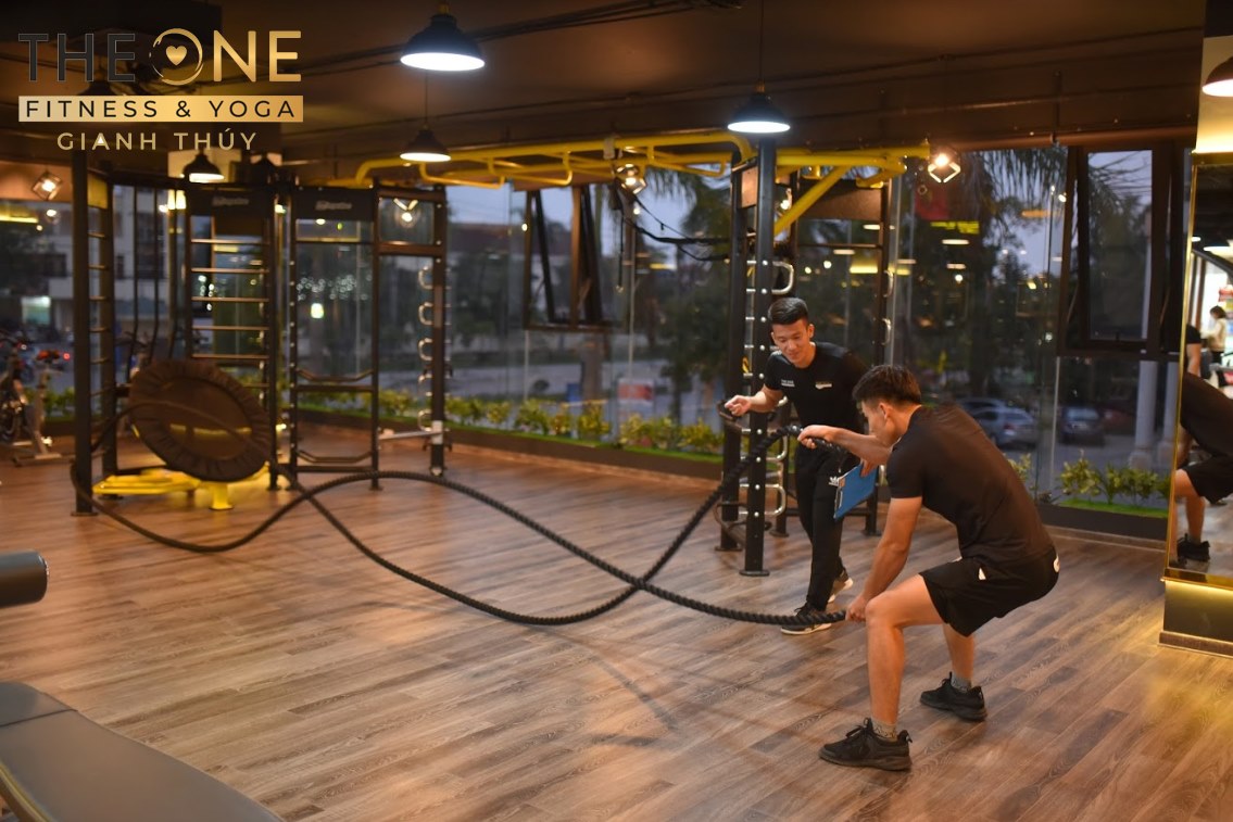 setup cung cấp thiết bị phòng gym the one fitness tại quảng bình