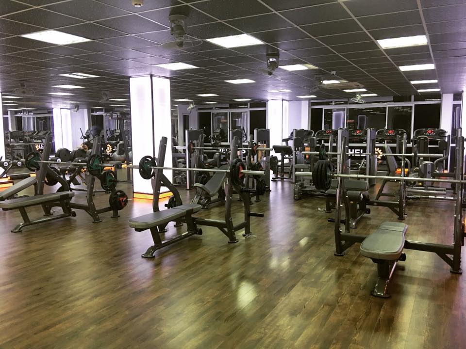 setup gym cho phòng tập helios fitness