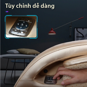Ghế massage s5 trang bị bảng điều khiển cảm ứng