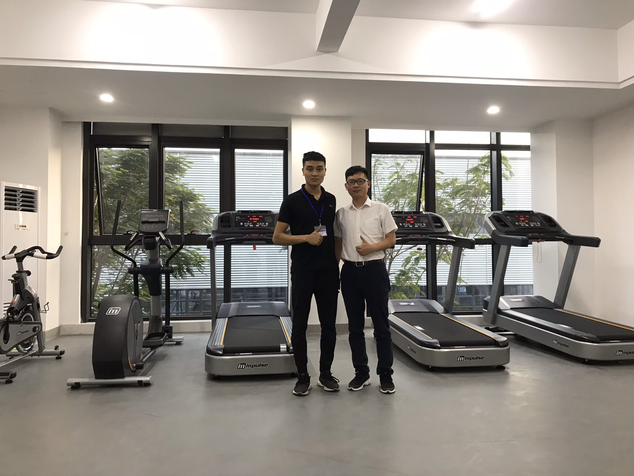 Setup phòng gym văn phòng công ty Deli tại Bắc Ninh