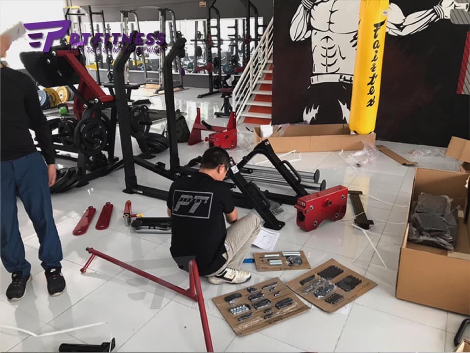 setup phòng tập thể hình strong men fitness tại thanh hóa