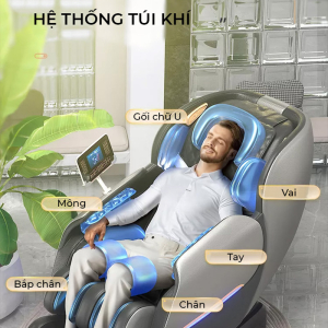 Ghế Massage toàn thân được thiết kế đa dạng hệ thống túi khí