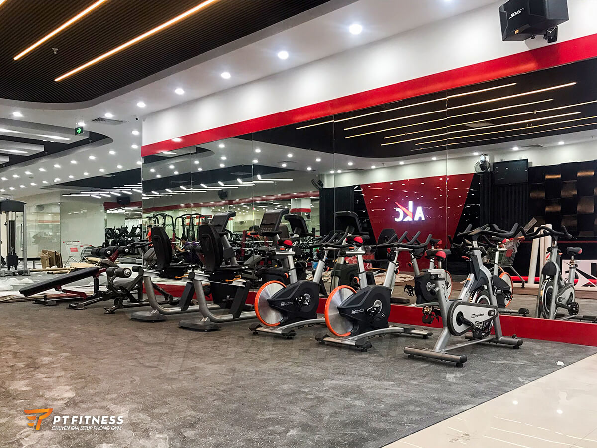 Các mẫu xe đạp tập gym cao cấp Impulse phòng gym kinh doanh AKC Fitness Quảng Ninh