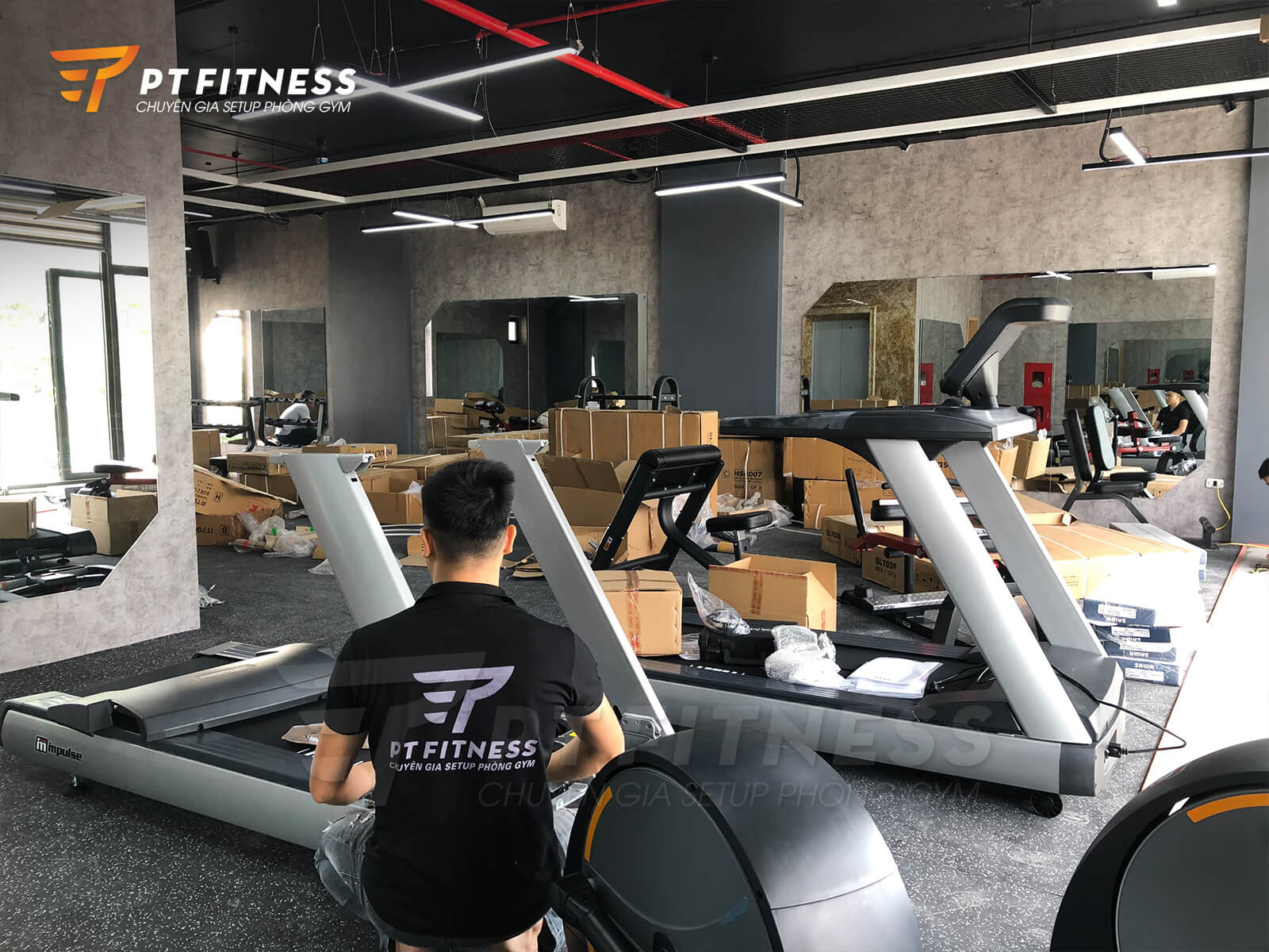 Phòng tập gym thương mại Huy Nguyễn Fitness tại Quảng Ninh