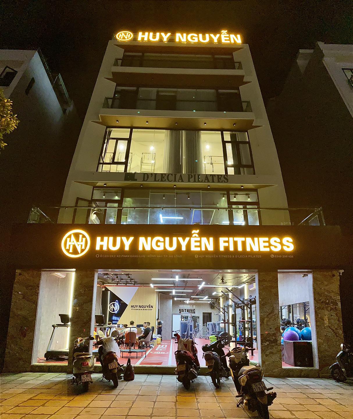 Phòng tập gym thương mại Huy Nguyễn Fitness tại Quảng Ninh