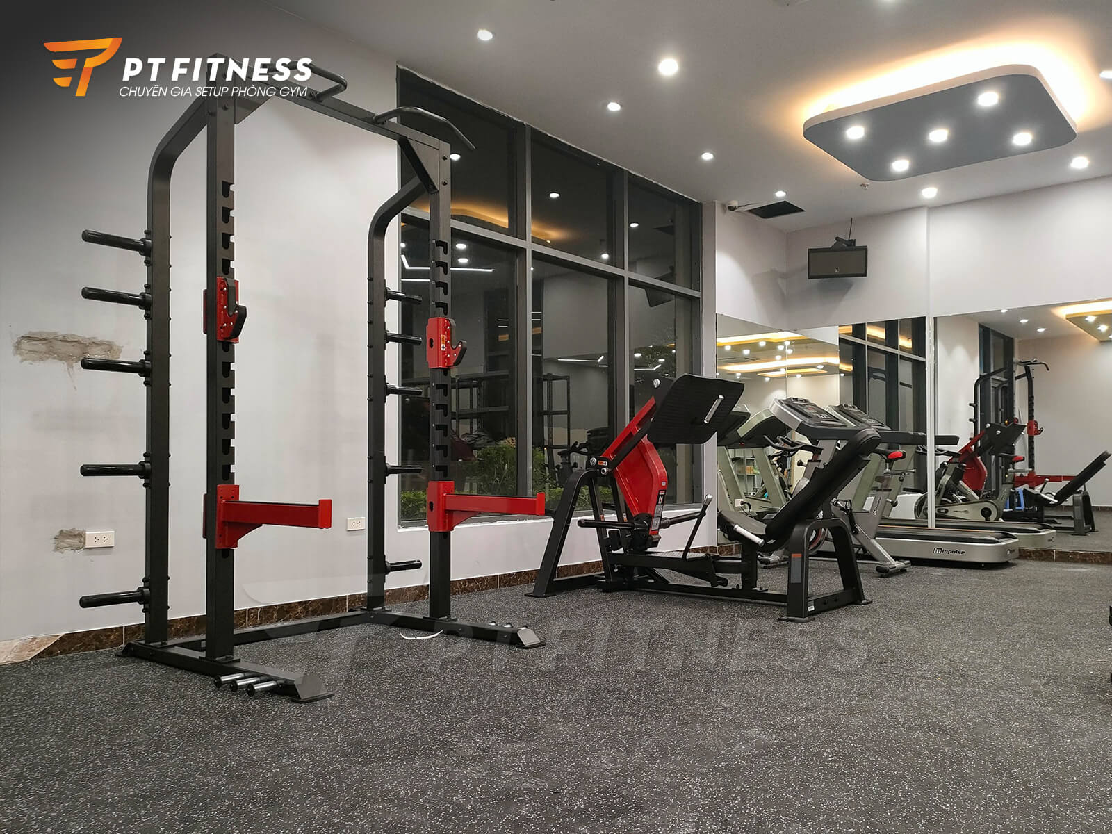 Phòng tập gym thương mại The S Fitness & Yoga tại Long Biên - Hà Nội