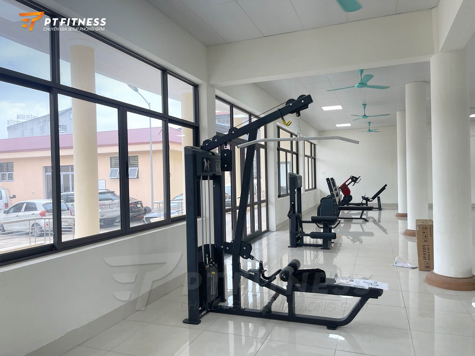 Phòng Office gym tại trụ sở Công an tỉnh Thái Nguyên