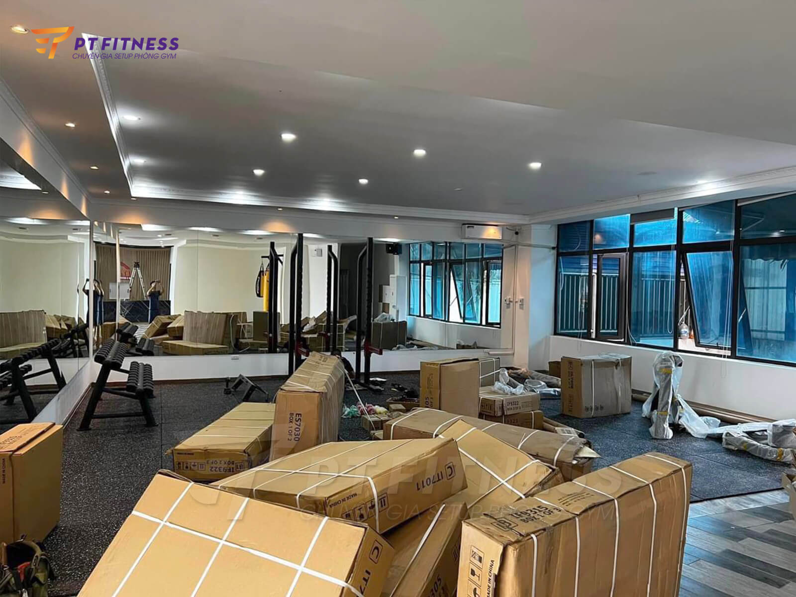 Lắp đặt phòng gym thương mại Fit247 tại Thái Nguyên