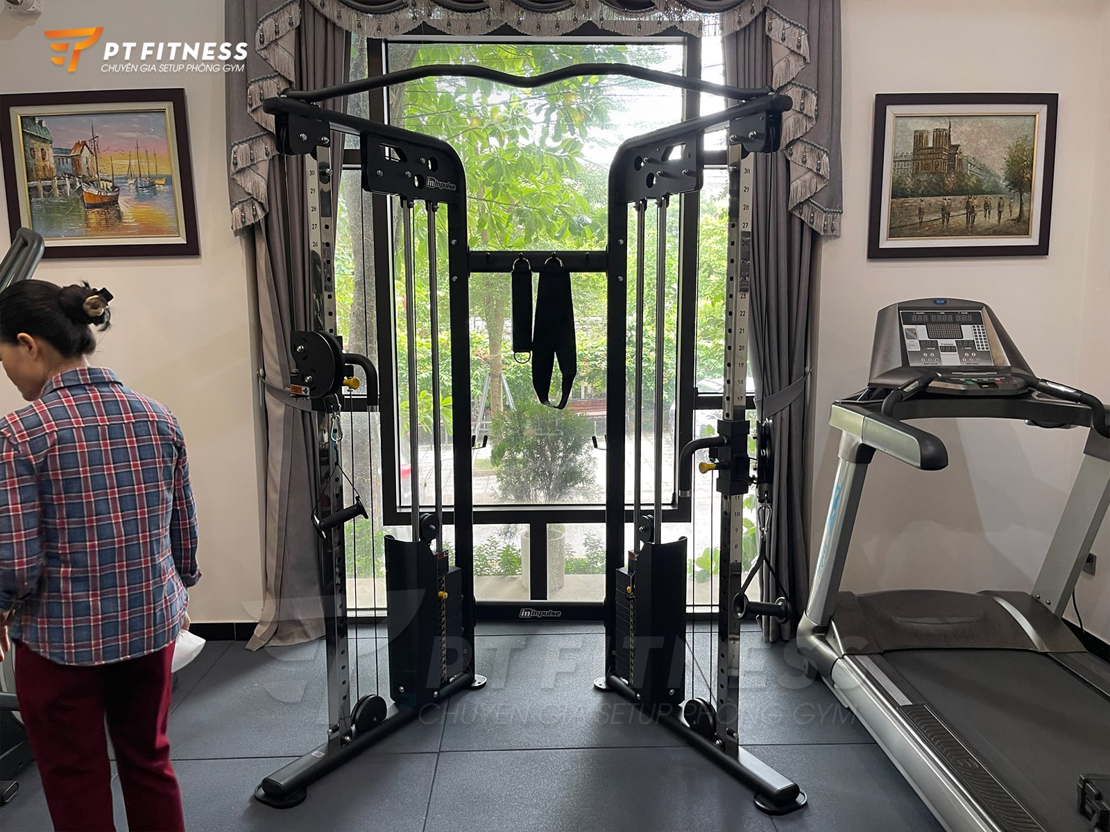 Phòng tập gym tiện ích tại căn hộ Paris Apartment thành phố Bắc Ninh