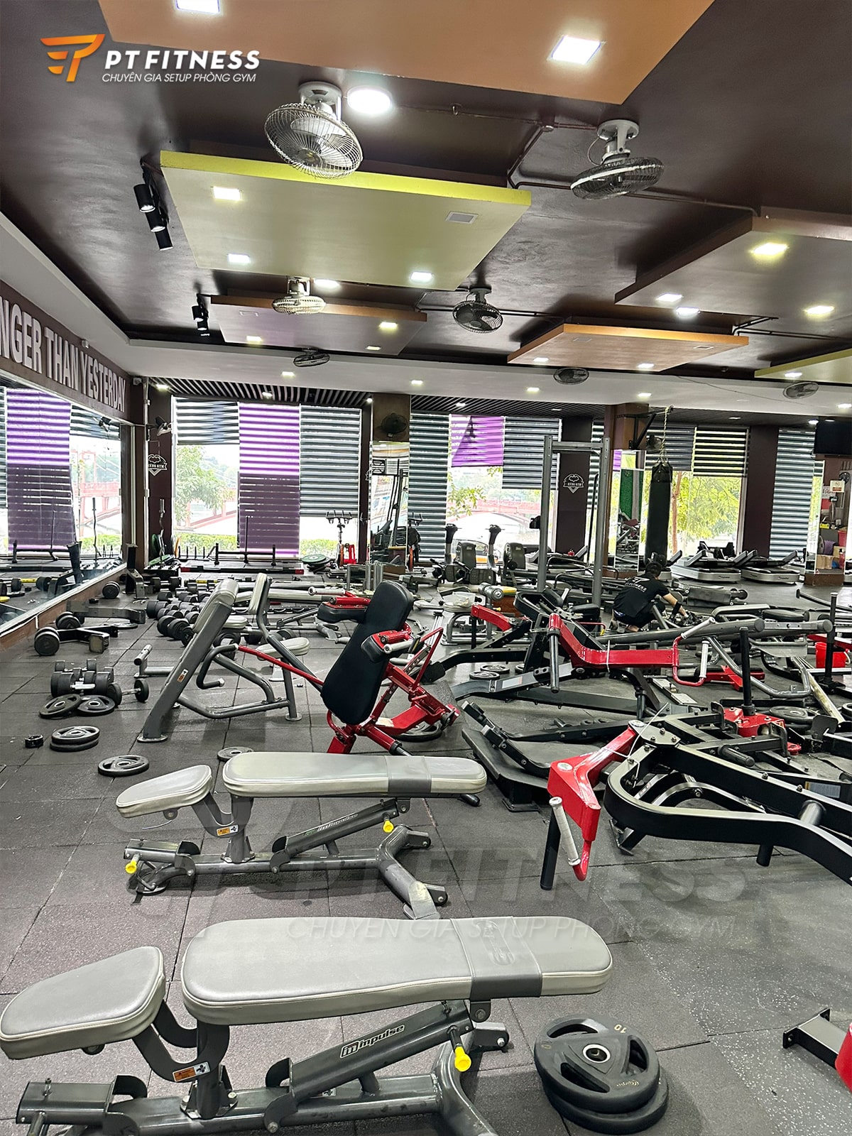 Tháo lắp - dịch chuyển phòng tập Kứng gym tại Uông Bí - Quảng Ninh