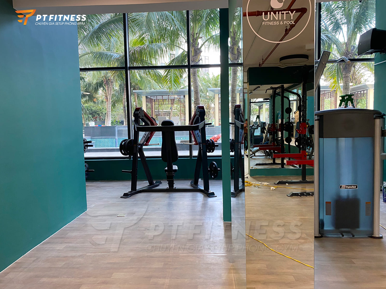 Phòng tập gym thương mại Unity Fitness & Pool tại Ecopark Hưng Yên