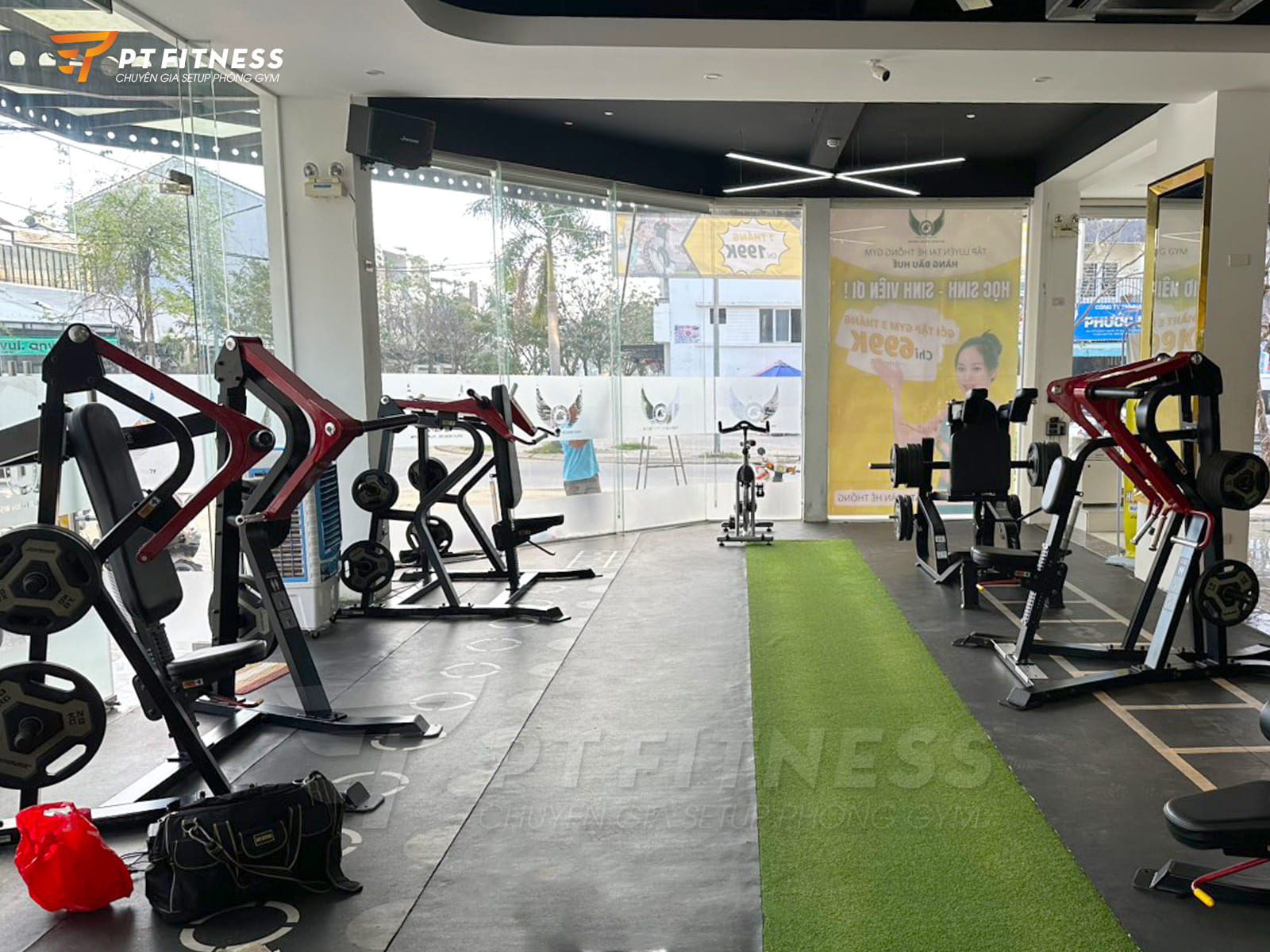 Phòng gym thương mại Olympic Luxury Fitness & Yoga tại Huế