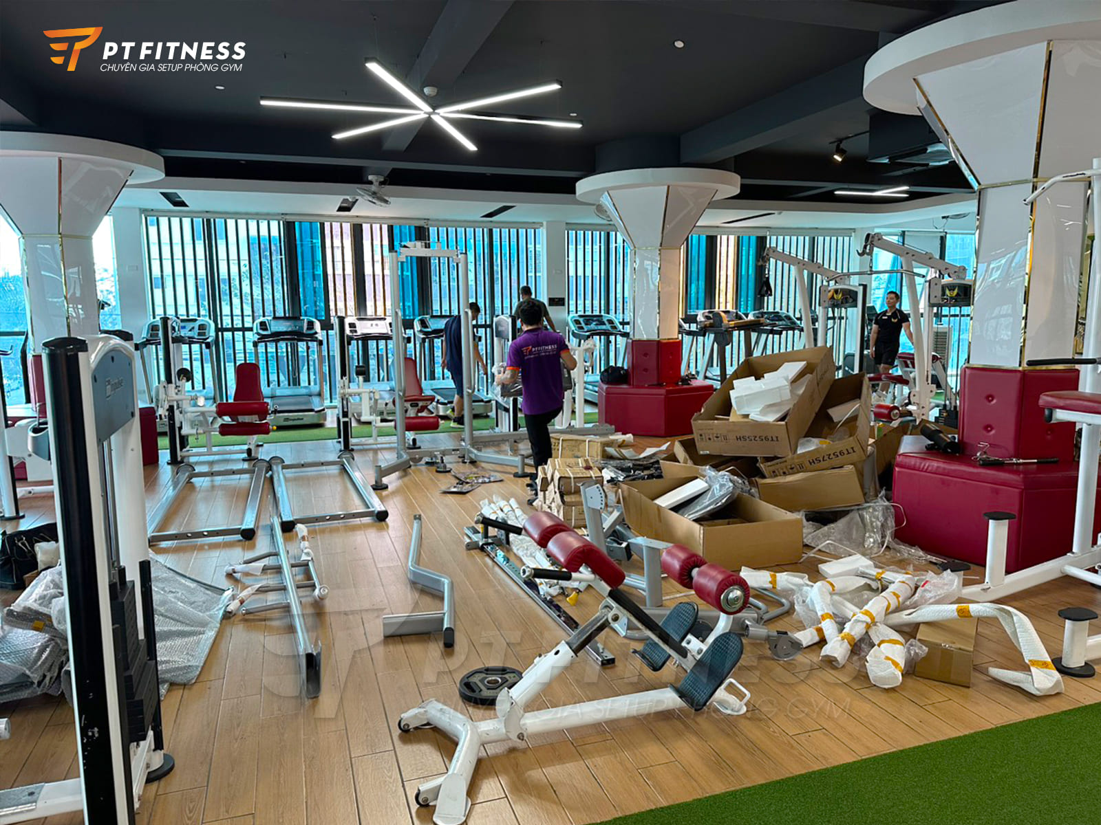 Lắp đặt phòng tập Olympic Luxury Fitness & Yoga tại Huế