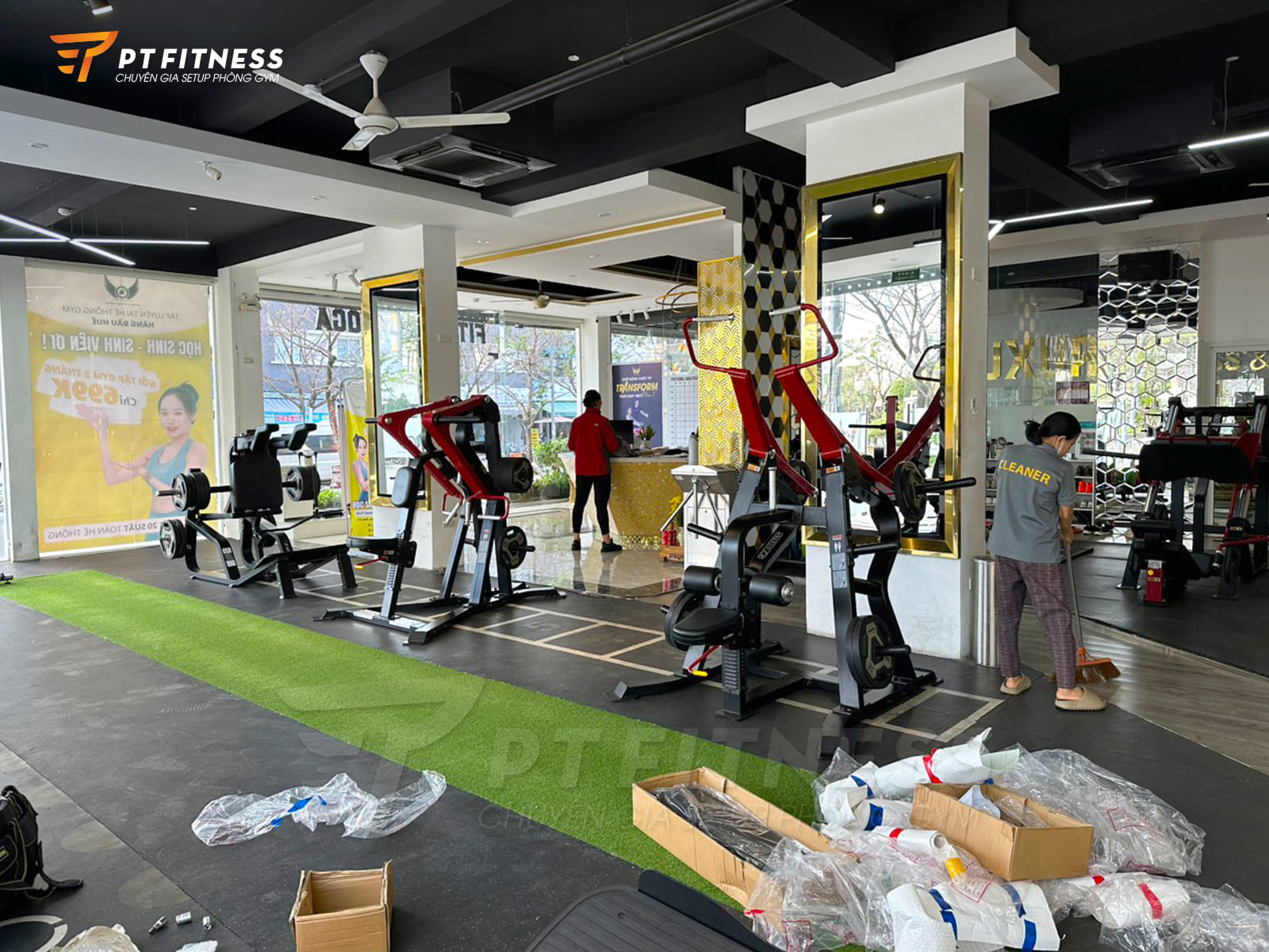 Setup phòng tập thương mại Olympic Luxury Fitness & Yoga tại Huế