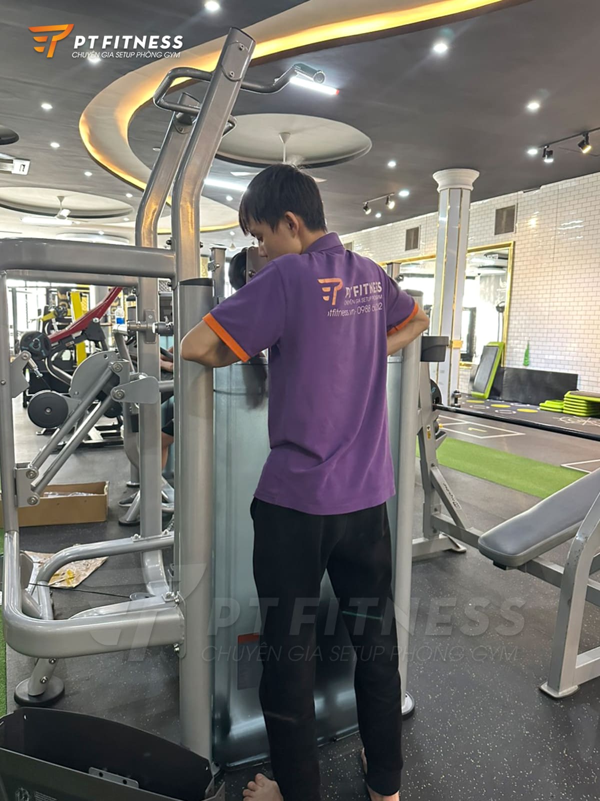 Lắp đặt thiết bị trung tâm Olympic Fitness Center cơ sở 1 tại thành phố Huế