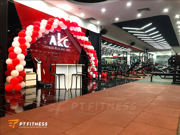 Phòng gym thương mại AKC Fitness cao cấp tại Quảng Ninh